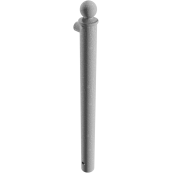 Safety railing / | border railings | Fixed post for border railingsfor casting in concrete | End post for border railings | hot-dip galvanized